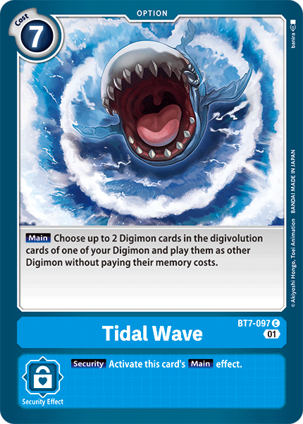 Tidal Wave, BT7-097