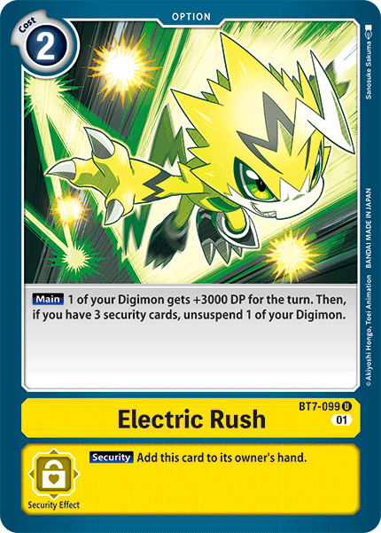 Electric Rush, BT7-099