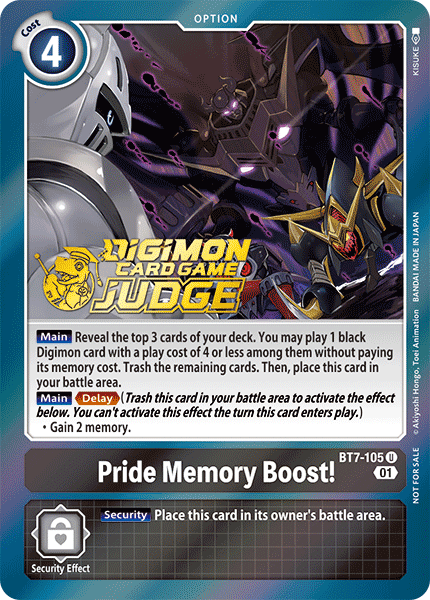 Pride Memory Boost!, BT7-105-p1