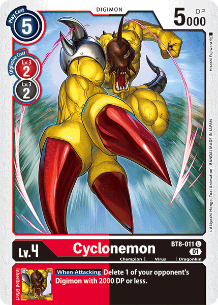 Cyclonemon, BT8-011