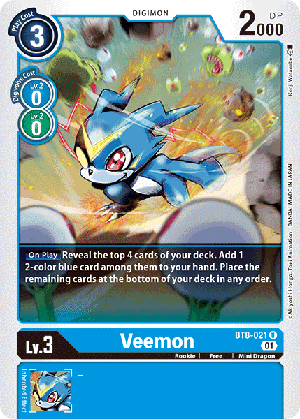 Veemon, BT8-021