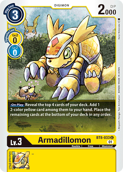 Armadillomon, BT8-033