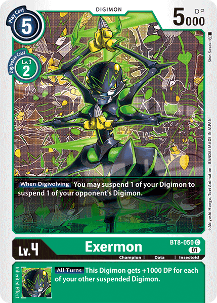 Exermon, BT8-050
