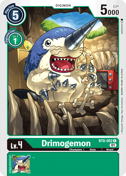 Drimogemon, BT8-052