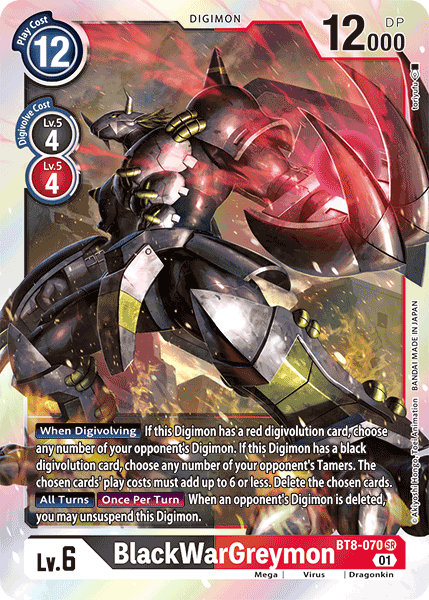 BlackWarGreymon, BT8-070