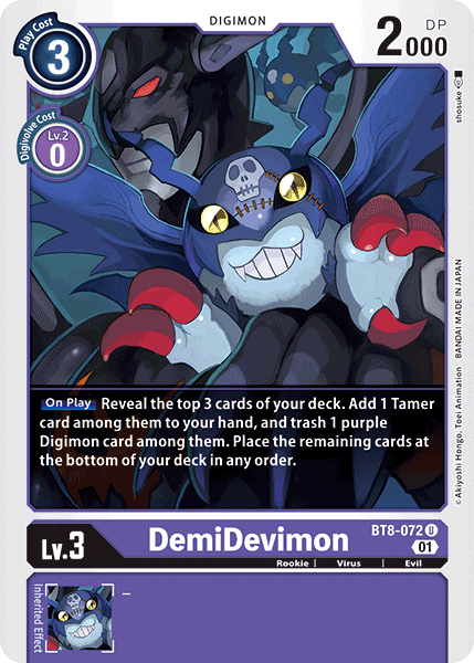 DemiDevimon, BT8-072