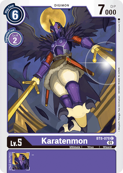Karatenmon, BT8-078