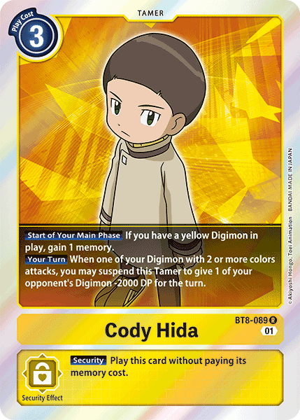 Cody Hida, BT8-089