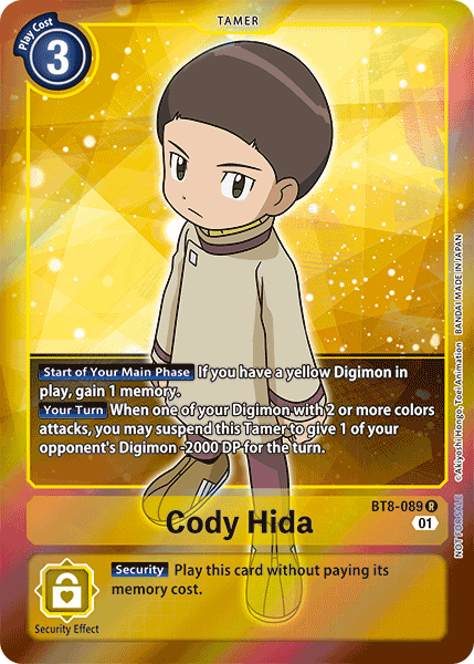 Cody Hida, BT8-089-p1
