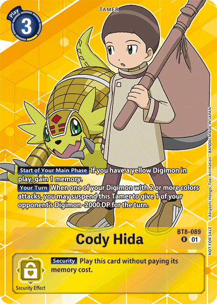 Cody Hida, BT8-089-p2
