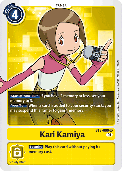 Kari Kamiya, BT8-090
