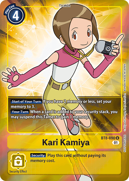 Kari Kamiya, BT8-090-p1