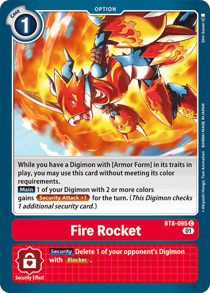 Fire Rocket, BT8-095