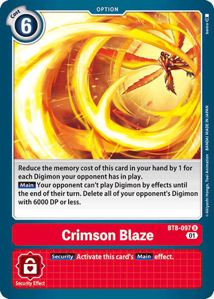 Crimson Blaze, BT8-097