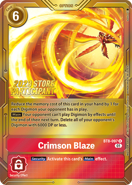 Crimson Blaze, BT8-097-p1