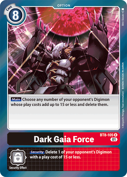 Dark Gaia Force, BT8-105