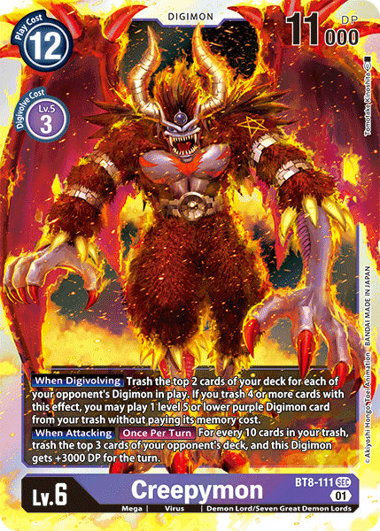 Creepymon, BT8-111