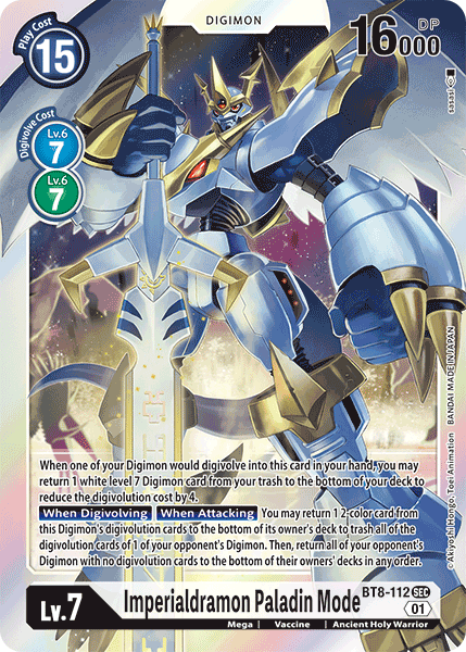 Imperialdramon Paladin Mode, BT8-112
