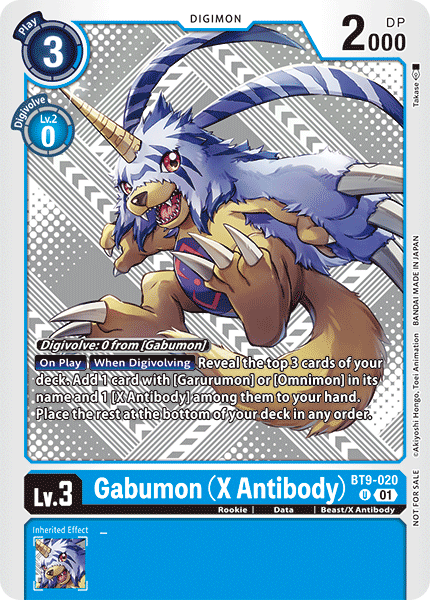 Gabumon (X Antibody), BT9-020-p2