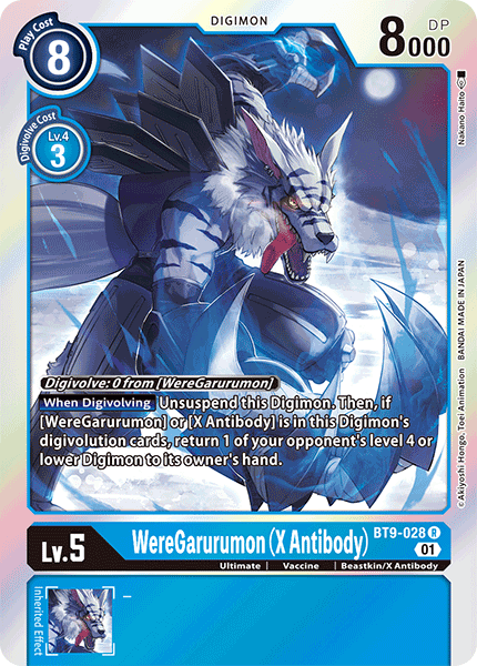WereGarurumon (X Antibody), BT9-028