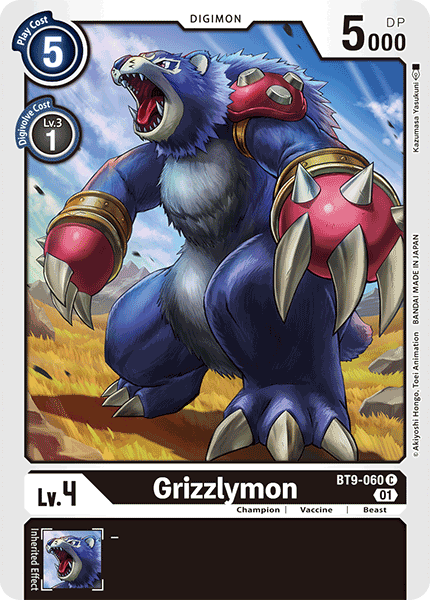Grizzlymon, BT9-060