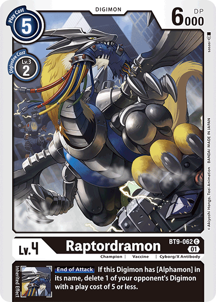 Raptordramon, BT9-062