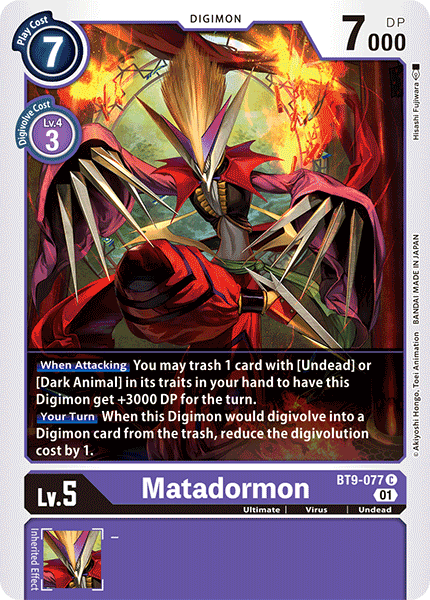 Matadormon, BT9-077
