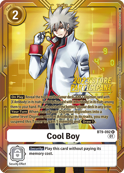Cool Boy, BT9-092-p2