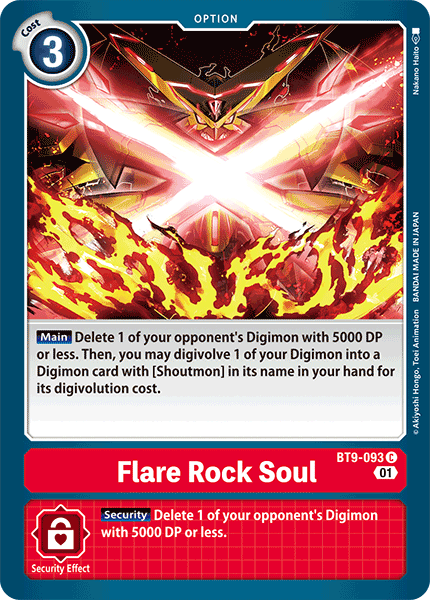 Flare Rock Soul, BT9-093