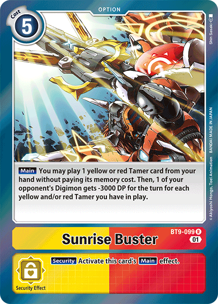 Sunrise Buster, BT9-099