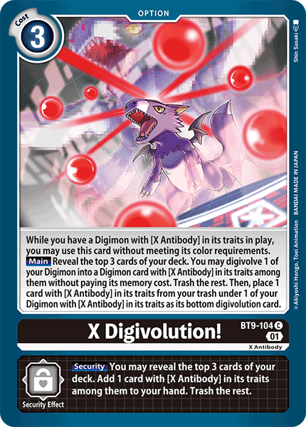X-Digivolution, BT9-104