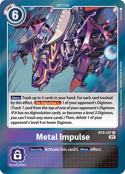 Metal Impulse, BT9-107