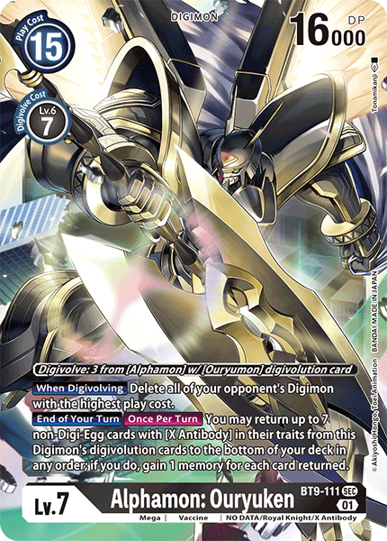 Alphamon: Ouryuken, BT9-111