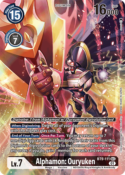 Alphamon: Ouryuken, BT9-111-p1