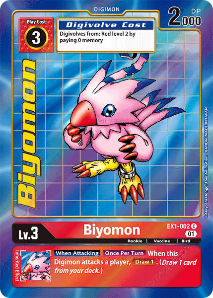 Biyomon, EX1-002-p1