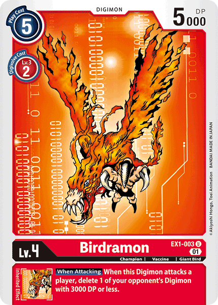 Birdramon, EX1-003
