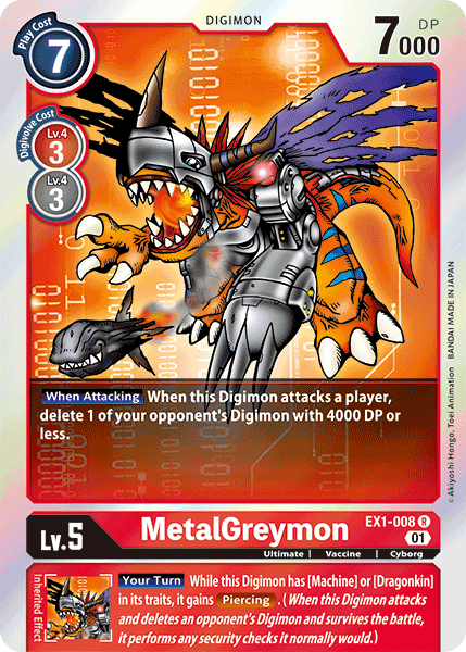 MetalGreymon, EX1-008