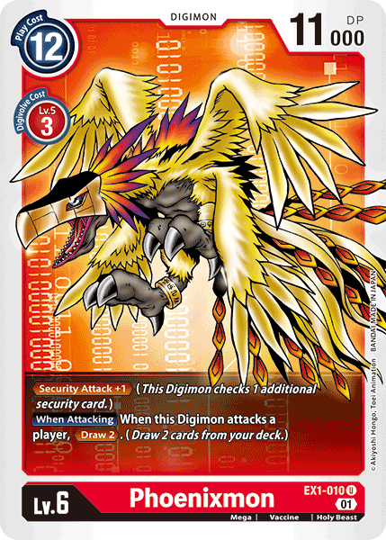 Phoenixmon, EX1-010