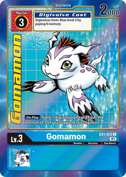Gomamon, EX1-012-p1
