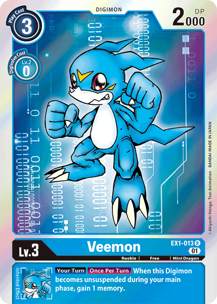 Veemon, EX1-013
