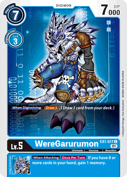 WereGarurumon, EX1-017