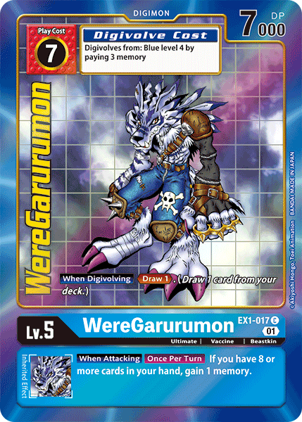 WereGarurumon, EX1-017-p1