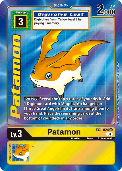 Patamon, EX1-024-p1