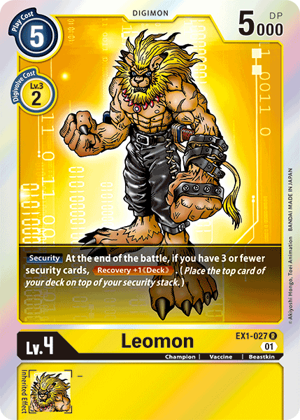 Leomon, EX1-027