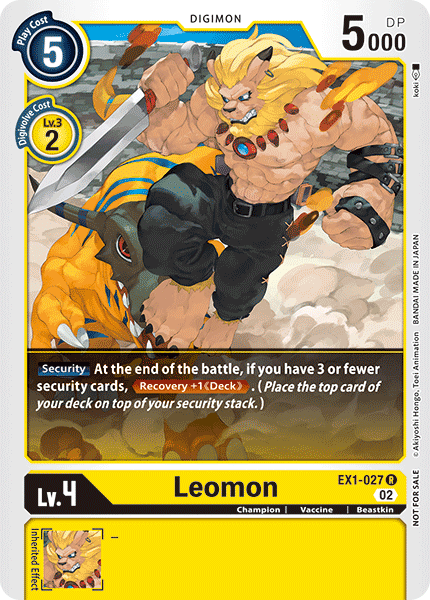 Leomon, EX1-027-p1