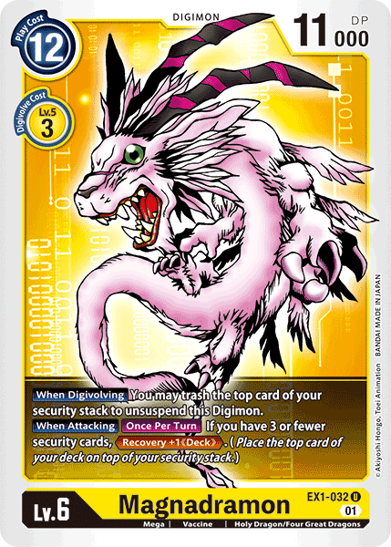 Magnadramon, EX1-032