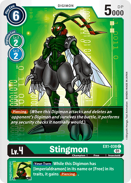 Stingmon, EX1-038