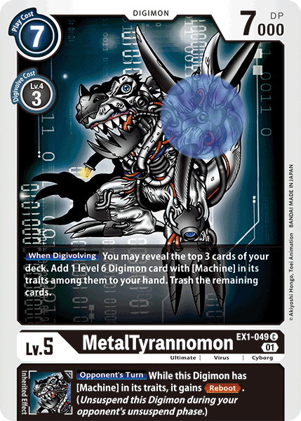MetalTyrannomon, EX1-049
