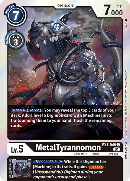 MetalTyrannomon, EX1-049-p1