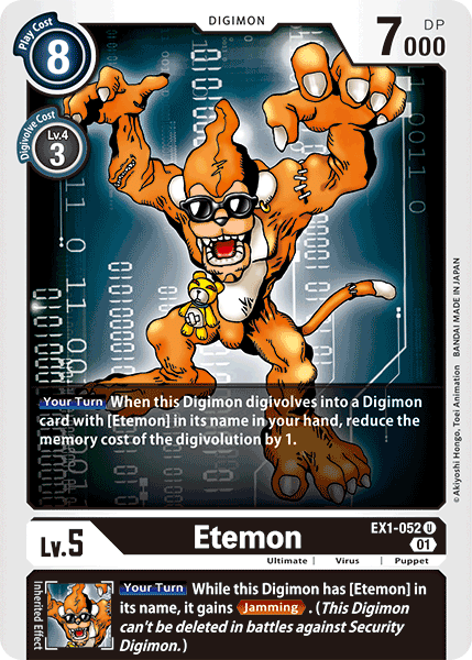 Etemon, EX1-052